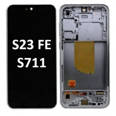 Samsung Galaxy SM-S711 (S23 FE 5G 2023) LCD Touch Screen  With Frame (Original Service Pack) [BLACK GRAPHITE] GH82-32854A
