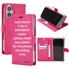 Mercury Goospery BLUEMOON DIARY Case for iPhone 16e [Hot Pink]