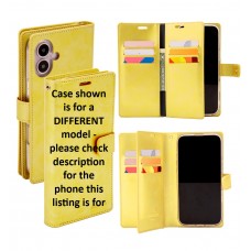 Mercury Goospery Mansoor DIARY Case for iPhone 16e [Gold]