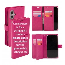Mercury Goospery Mansoor DIARY Case for iPhone 16e [Hot Pink]
