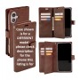 Mercury Goospery Mansoor DIARY Case for iPhone 16e [Brown]