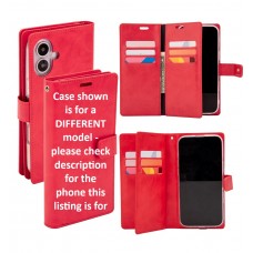Mercury Goospery Mansoor DIARY Case for iPhone 16e [Red]