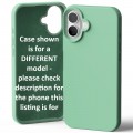 Goospery Mercury Silicone Case for iPhone 16e [Green]
