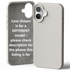 Goospery Mercury Silicone Case for iPhone 16e [Stone]