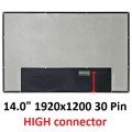 14.0" 1920x1200 Narrow Slim 30 Pin MNE007QS3-2 Laptop Screen no Bottom edge connection near middle Lenovo T14s