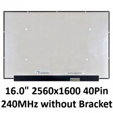 16.0" 2560x1600 40 Pin WQXGA 240Hz without Brackets NE160QDM-NZ1