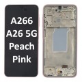 Samsung Galaxy SM-A266 (A26 5G 2025) LCD Touch Screen With Frame (Original Service Pack) [Peach Pink] GH82-37049D