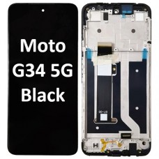 Motorola Moto G34 5G (XT2363 2023) LCD touch screen with frame (Original Service Pack) [Black] 5D68C23723