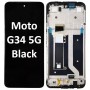 Motorola Moto G34 5G (XT2363 2023) LCD touch screen with frame (Original Service Pack) [Black] 5D68C23723