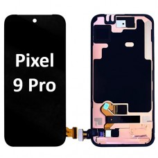 Google Pixel 9 Pro 5G 2024 LCD OLED touch screen with bezel frame and fingerprint (Original Service Pack) [Black] G949-01070-00
