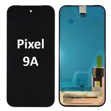 Google Pixel 9a 5G 2025 LCD OLED touch screen with bezel frame (Original Service Pack) [Black] G949-01306-00