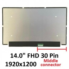 14.0'' FHD IPS LED LCD Laptop Screen Display Pane 1920x1200 30PIN NV140WUM-N4E connection near middle Lenovo IdeaPad Slim 5 14QX8X9