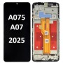 Samsung Galaxy SM-A075 A07 2025 OLED LCD touch screen (Original Service Pack) with frame [Black] GH81-28044A