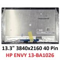 13.3" Laptop LCD Touch Screen with Glass for HP ENVY 13-BA1026tx Touch screen NV133FHM-N5T BOE 40 Pin 3840x2160 13.3" Laptop LCD Touch Screen with Glass for HP ENVY 13-BA1026tx Touch screen NV133FHM-N5T BOE 40 Pin 3840x2160