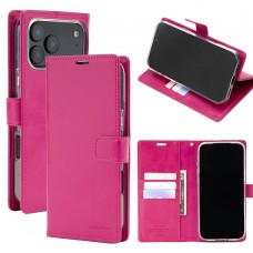 Mercury Goospery BLUEMOON DIARY Case for iPhone 17 Pro Max [Hot Pink]