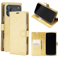Mercury Goospery BLUEMOON DIARY Case for iPhone 17 Pro Max [Gold]