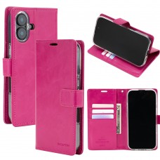 Mercury Goospery BLUEMOON DIARY Case for iPhone 17 [Hot Pink]