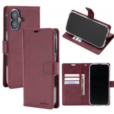 Mercury Goospery BLUEMOON DIARY Case for iPhone 17 [Wine]