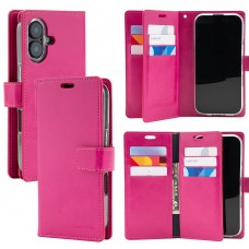Mercury Goospery Mansoor Diary Case for iPhone 17 [Hot Pink]