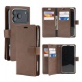 Mercury Goospery Mansoor Diary Case for iPhone 17 Pro [Brown]