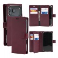 Mercury Goospery Mansoor Diary Case for iPhone 17 Pro Max [Wine]