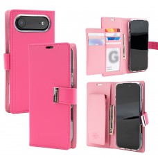Mercury Goospery Rich DIARY Case for iPhone 17 Air [Hot Pink/Pink]