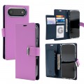 Mercury Goospery Rich DIARY Case for iPhone 17 Air [Purple/Navy]
