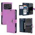 Mercury Goospery Rich DIARY Case for iPhone 17 Pro Max [Purple/Navy]