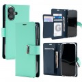 Mercury Goospery Rich DIARY Case for iPhone 17 [Mint/Navy]