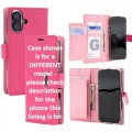 Mercury Goospery Rich DIARY Case for iPhone 16e [Hot Pink/Pink]