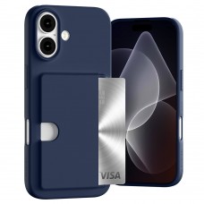 Mercury Goospery Rail 2 Card Jelly Case For iPhone 17 [Navy]