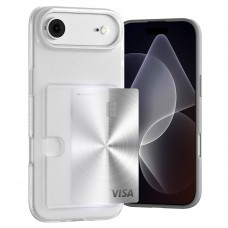 Mercury Goospery Rail 2 Card Jelly Case For iPhone 17 Air [Matt Clear]