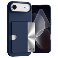 Mercury Goospery Rail 2 Card Jelly Case For iPhone 17 Air [Navy]