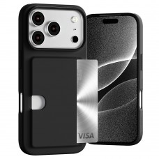 Mercury Goospery Rail 2 Card Jelly Case For iPhone 17 Pro [Black]