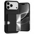 Mercury Goospery Rail 2 Card Jelly Case For iPhone 17 Pro Max [Black]