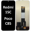 Xiaomi Redmi 15C 4G/5G // Poco C85 4G 2025 NF LCD touch screen (Original Service Pack) [Black] X-596 X-599