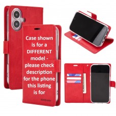 Mercury Goospery BLUEMOON DIARY Case for Samsung A17 5G A176 [Red]