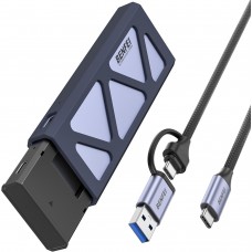 BENFEI M.2 SSD Enclosure USB3.2 Gen2 10 Gbps, for NVME B & M Keys with Size 2230/2242/2260/2280 SSDs