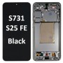 Samsung Galaxy SM-S731 S25 FE 2025 OLED LCD touch screen (Original Service Pack) with frame [Black/Jetblack] GH82-38431A/38423B