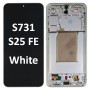 Samsung Galaxy SM-S731 S25 FE 2025 OLED LCD touch screen (Original Service Pack) with frame [White/Icyblue] GH82-38431B/38423C