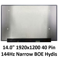 14.0" 1920x1200 Narrow Slim 40 Pin 144HZ BOE Hydis Laptop Screen NE140WUM-NX1 14.0" 1920x1200 Narrow Slim 40 Pin 144HZ BOE Hydis Laptop Screen NE140WUM-NX1