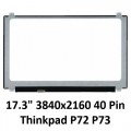 17.3" LCD Laptop Screen B173ZAN01.0 01YN100 4K 3840x2160 40 pin Thinkpad P72 P73 17.3" LCD Laptop Screen B173ZAN01.0 01YN100 4K 3840x2160 40 pin Thinkpad P72 P73