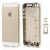 iPhone 5S Housing with charging port and power volume flex cable[Gold]