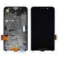 BlackBerry Z30 LCD and Touch Screen Assembly with Frame [Black]