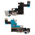 iPhone 6 Charging Port Flex Cable with Mic and Handsfree Port [Grey]