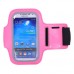 Universal Armband Size Small for Small Smart Phone iP4/5/SE/Sam S3 [Pink]