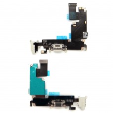 iPhone 6 Plus Charging Port Flex Cable with Mic and Handsfree Port [White]