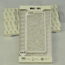 3D Melody In Case for iPhone 6/6S [Xmas Town] [White]