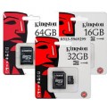 Kingston SDCS2/32GB   Kingston 32GB microSDHC Canvas Select Plus 100MB/s Read A1 Class10 UHS-I Memory Card + Adapter (SDCS2/32GB)