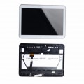 Samsung Galaxy 4 10.1 SM-T530 LCD and Touch Screen with Frame [White]